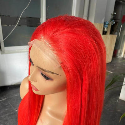Neobeauty Glueless Highlight Red Human Hair Lace Wig Wear And Go For Women