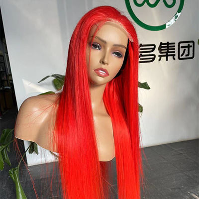 Neobeauty Glueless Highlight Red Human Hair Lace Wig Wear And Go For Women