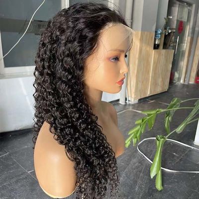 Udetectable Swiss HD Lace Wig Real Frontal Deep Curly Glueless 300grams