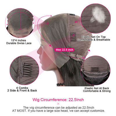 Udetectable Swiss HD Lace Wig Real Frontal Deep Curly Glueless 300grams