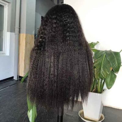 12A Kinky Straight 13x6 HD Lace Wig Frontal Human Hair Customized