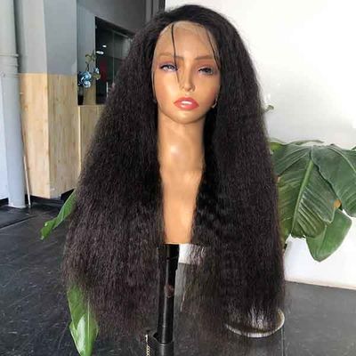 12A Kinky Straight 13x6 HD Lace Wig Frontal Human Hair Customized