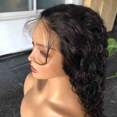 Double Drawn Wigs HD Lace Wig Frontal 13x6 Swiss Lace Curly And Wavy