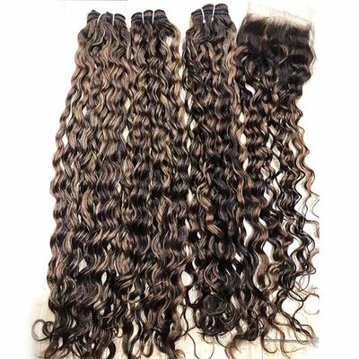 12A Highlight Funmi Bouncy Curl Human Hair Extensions Super Double Drawn Raw Virgin Vietnamese Bundle Hair Vendor