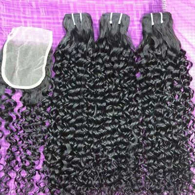 Brazilian Virgin Cuticle Aligned Hair Vendors Human Bohemian Braiding Hair Funmi Pissy Pixie Curly