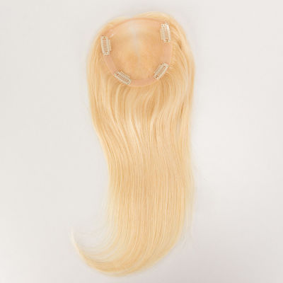 613 Blonde Female Women'S Toupee Wigs 5x5 5x7 Swiss Lace Front Toppers Brazilian Human Hair