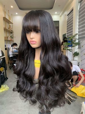 Peruvian Human Hair Front Lace Wigs Hair Weight 150G-300G With Peruvian Hair