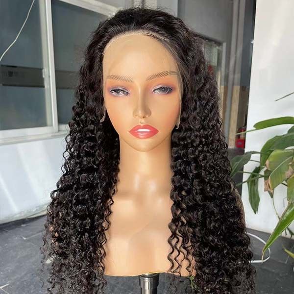 Udetectable Swiss HD Lace Wig Real Frontal Deep Curly Glueless 300grams