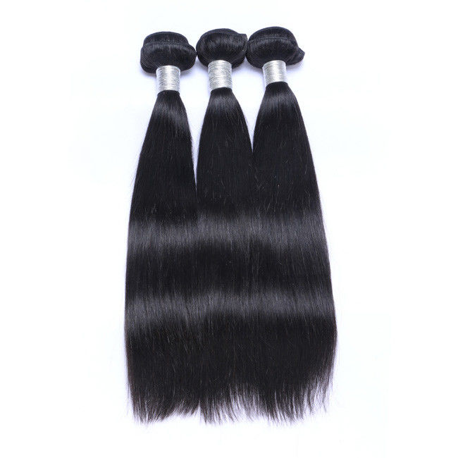 Malaysian Straight Raw Hair Bundles 3/4 100% Human Hair Extension Weaving