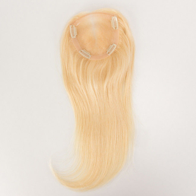613 Blonde Female Women'S Toupee Wigs 5x5 5x7 Swiss Lace Front Toppers Brazilian Human Hair